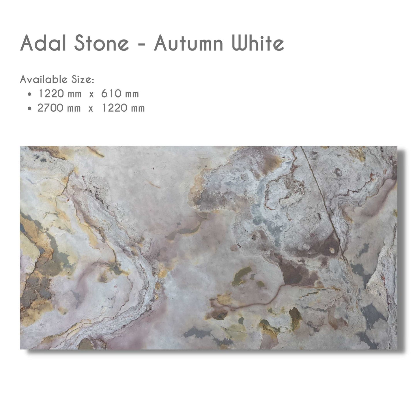 Autumn White (Slim Cover) - Super Thin Natural Stone Veneers