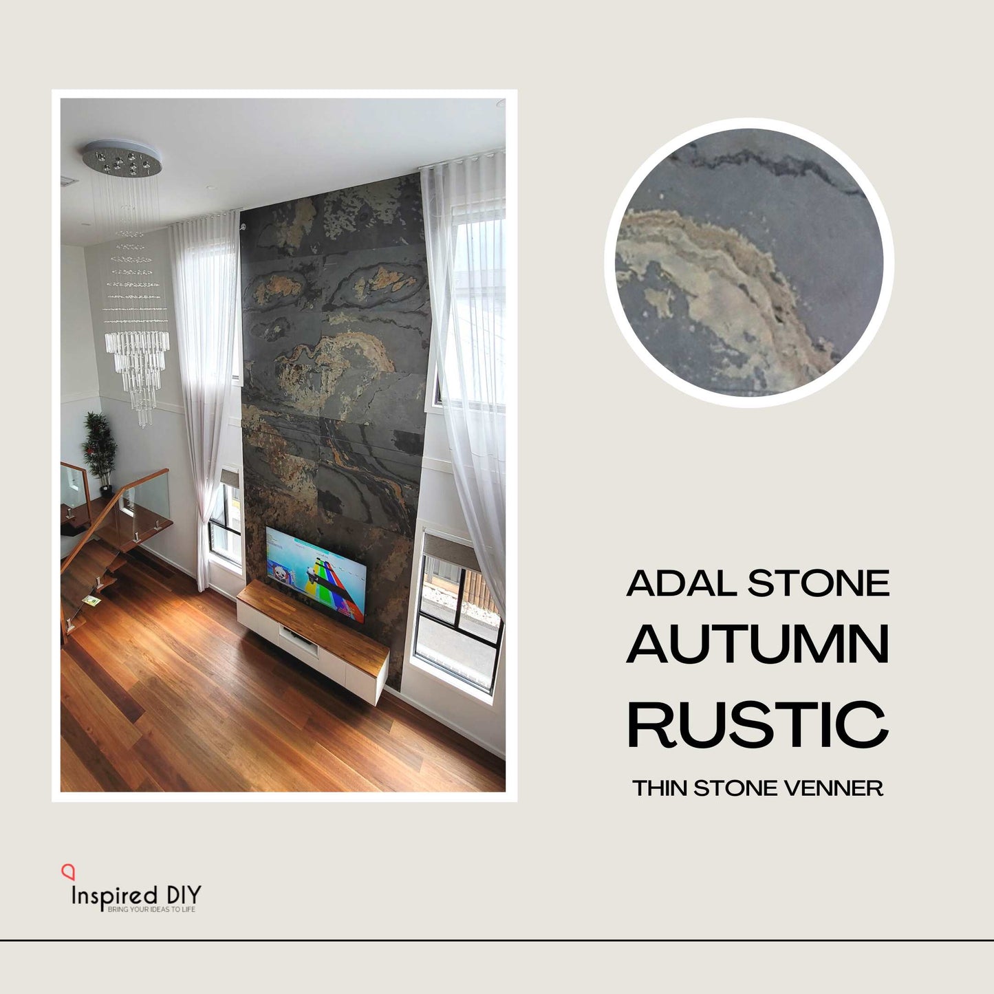 Autumn Rustic (Slim Cover) - Super Thin Natural Stone Veneers