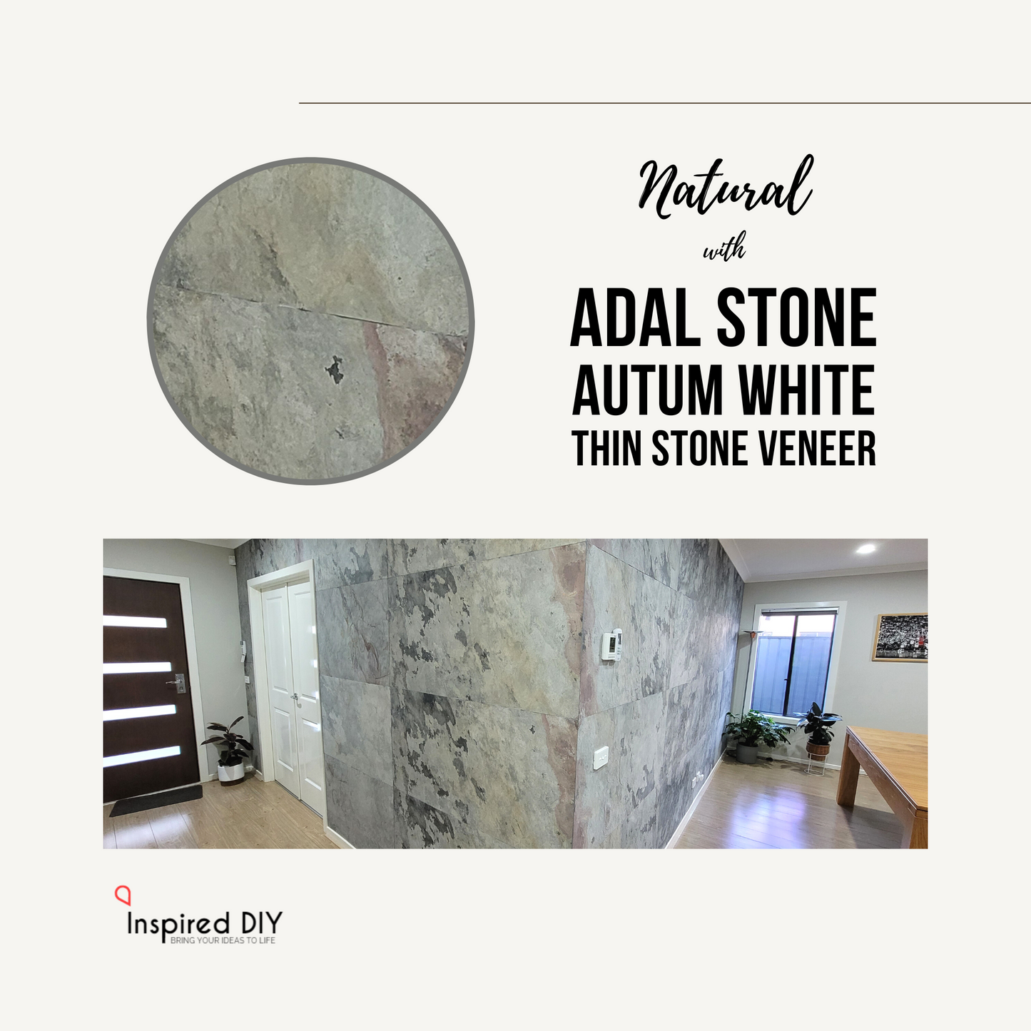 Feature Wall - Autumn White (Slim Cover)