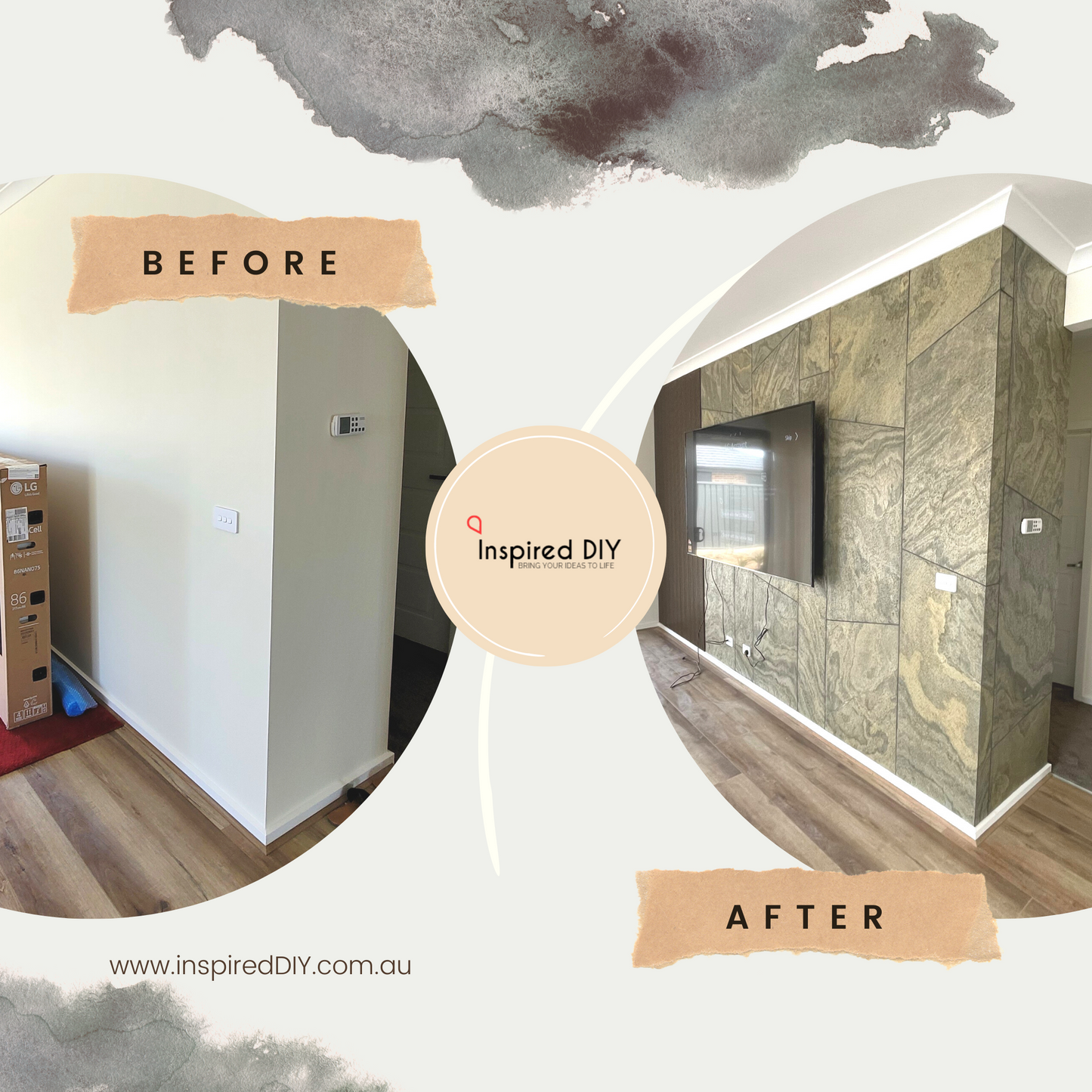 Feature Wall - Adal Stone Jeera Green (Slim Cover)