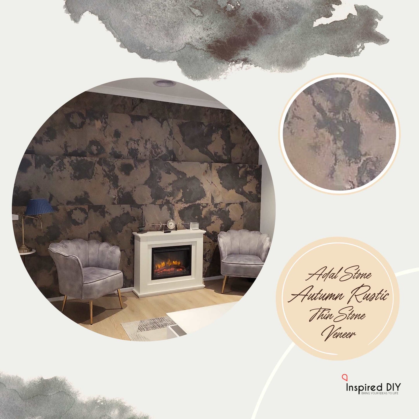 Autumn Rustic (Slim Cover) - Super Thin Natural Stone Veneers