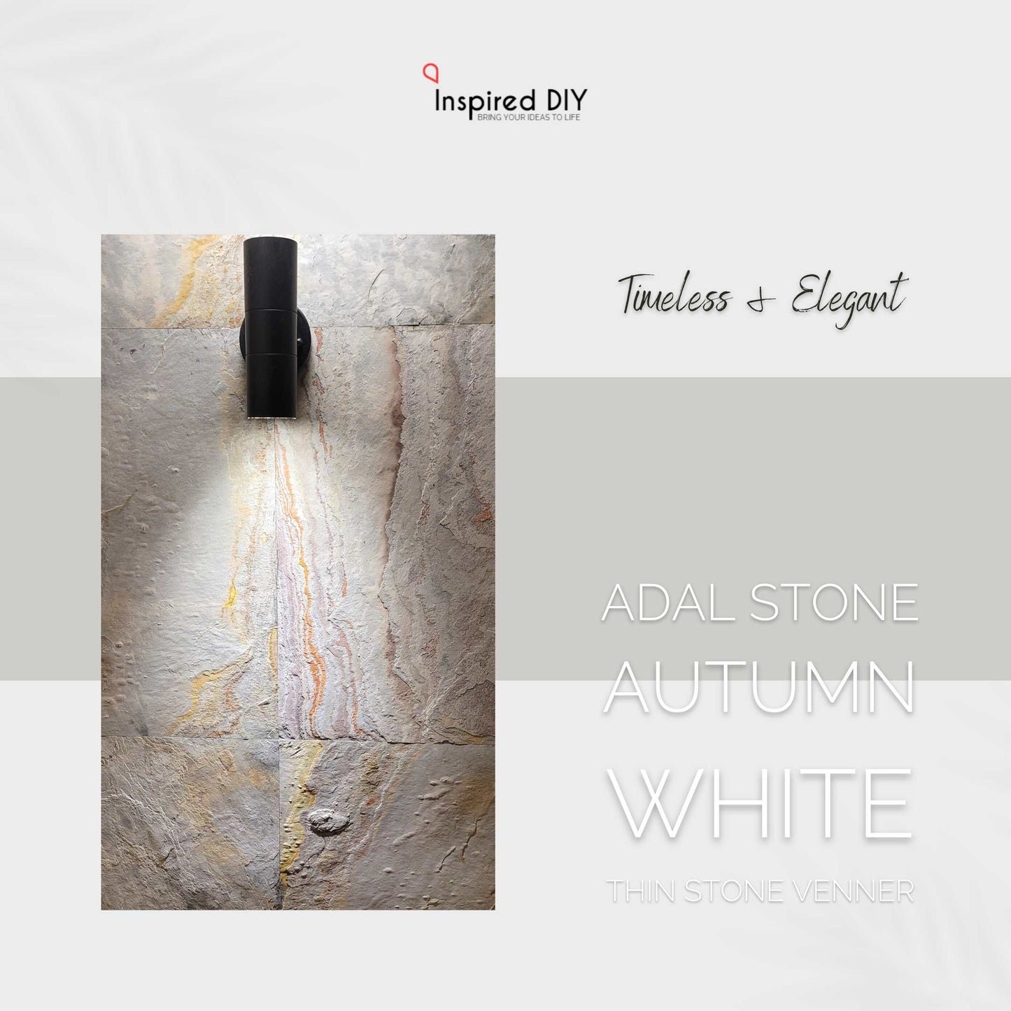 Autumn White (Slim Cover) - Super Thin Natural Stone Veneers