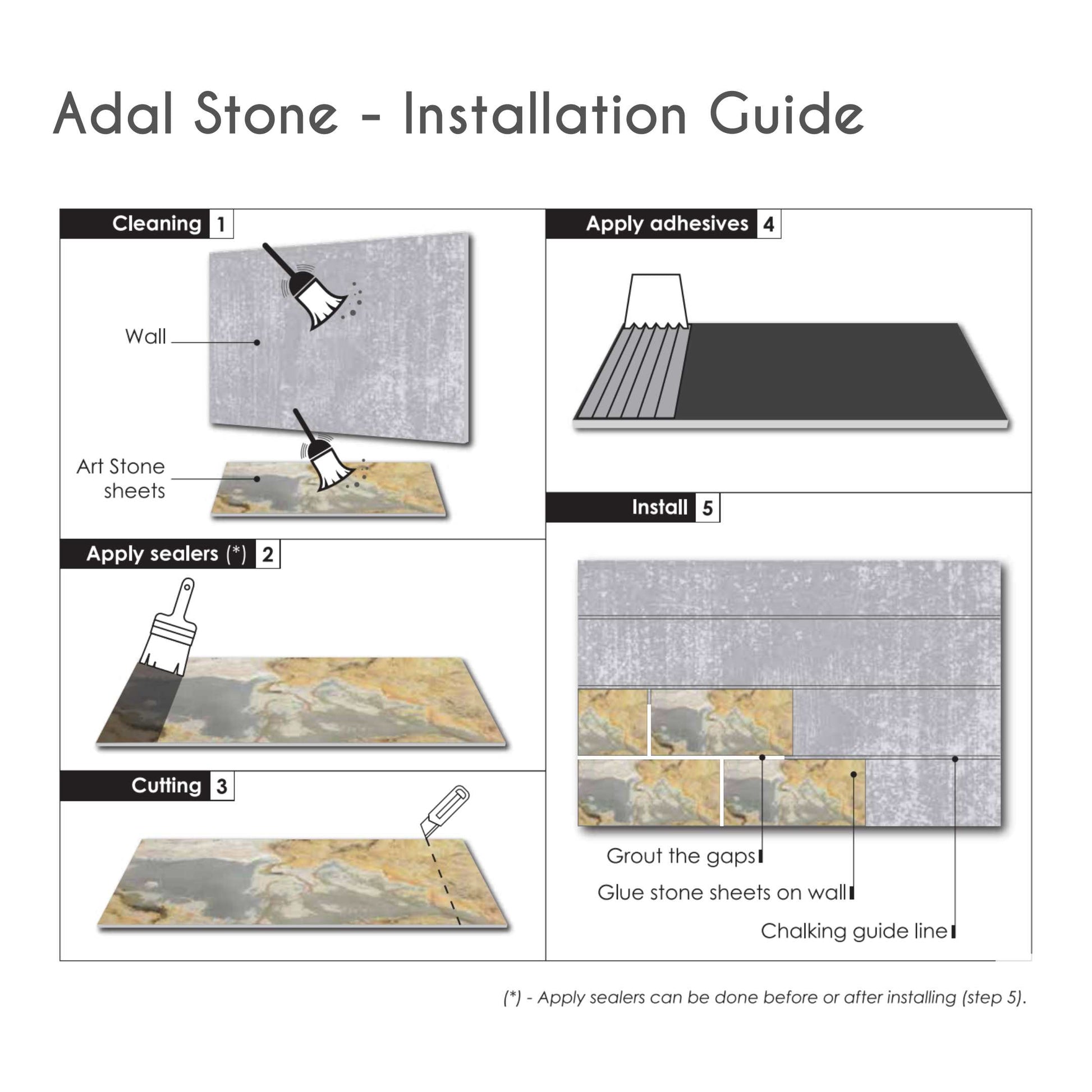 Autumn Rustic (Slim Cover) - Super Thin Natural Stone Veneers